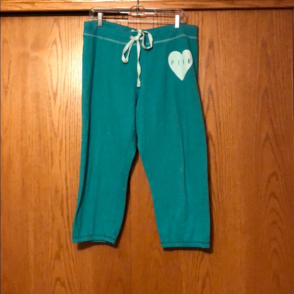PINK Teal Sweatpants.